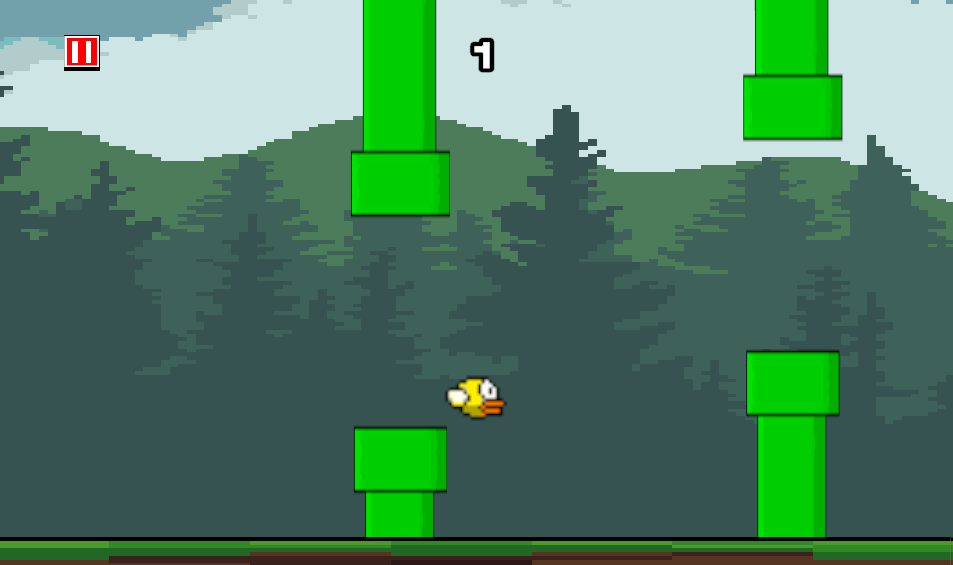 Flappy Bird game splash screen