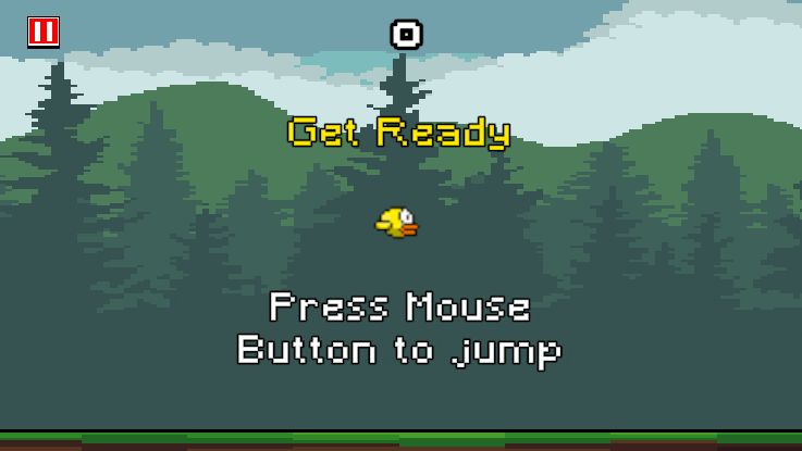 Flappy bird idle animation